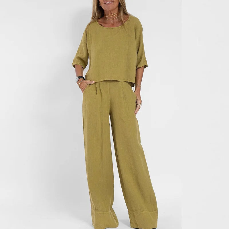 Conjunto Aurora – Elegancia y Estilo en Color Taupe