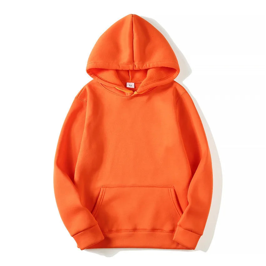 Sudadera Básica con Capucha y Bolsillo Canguro