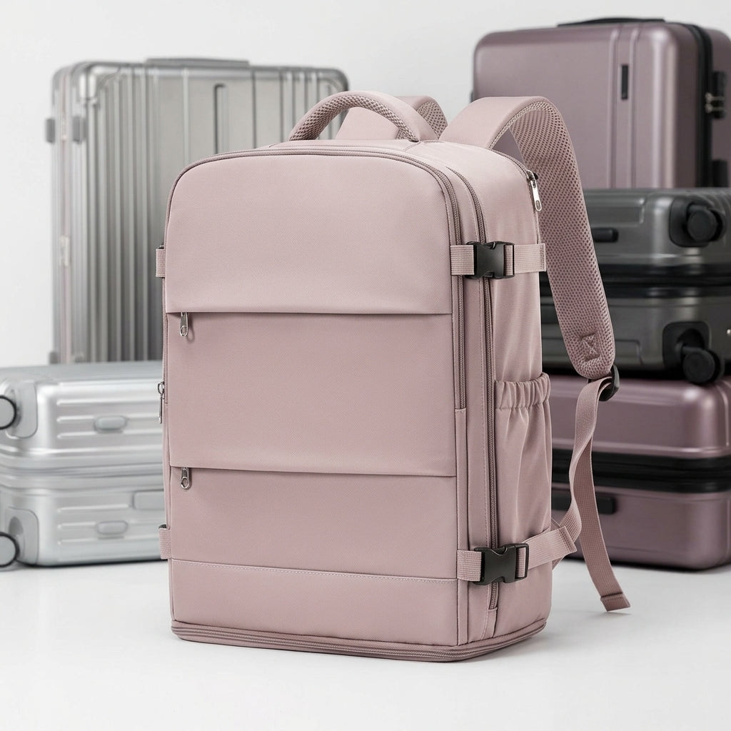 Mochila TravelFlex™ – Equipaje de Cabina, Impermeable y Multifuncional 🎒✈️