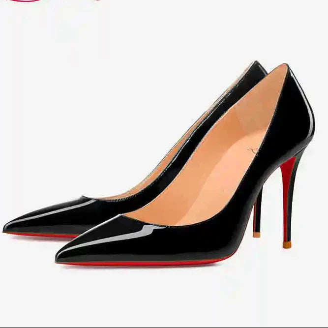 Zapatos de Salón Clásicos de Tacón Alto con Suela Roja "Alurea"
