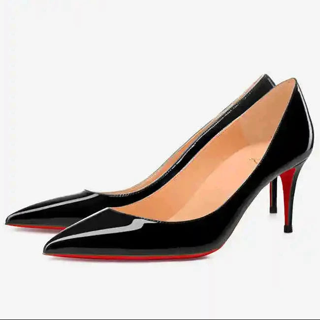 Zapatos de Salón Clásicos de Tacón Alto con Suela Roja "Alurea"