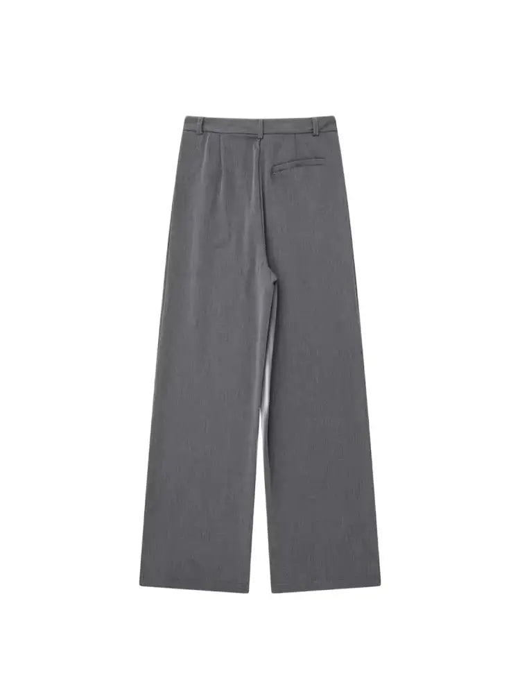 Pantalón de Vestir de Pata Ancha para Mujer