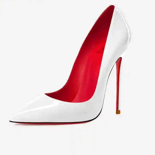 Zapatos de Salón Clásicos de Tacón Alto con Suela Roja "Alurea"