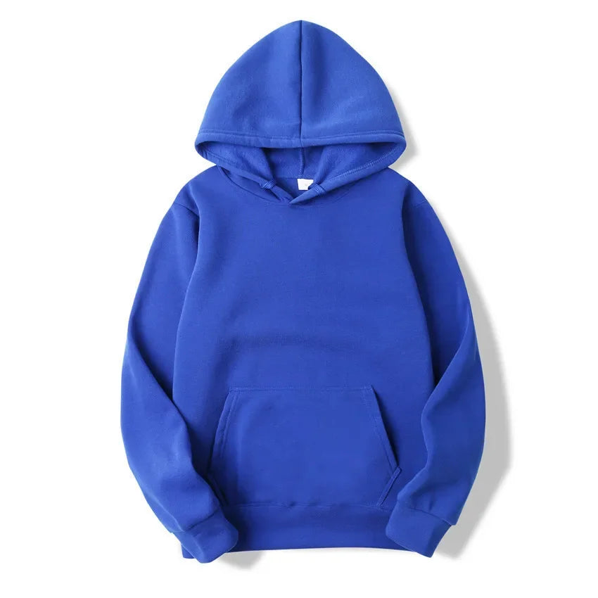Sudadera Básica con Capucha y Bolsillo Canguro