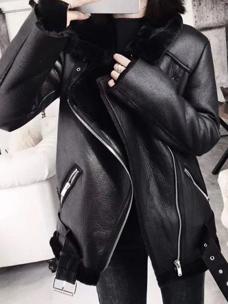Chaqueta Biker Térmica Nordic Warm