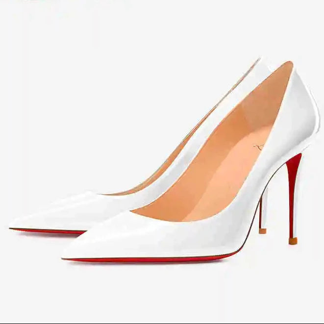 Zapatos de Salón Clásicos de Tacón Alto con Suela Roja "Alurea"