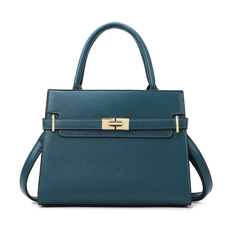 Bolso de Mano Elegante con Detalle de Hebilla