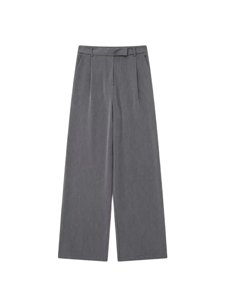 Pantalón de Vestir de Pata Ancha para Mujer