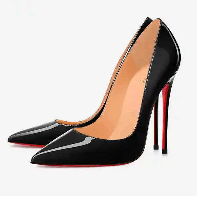 Zapatos de Salón Clásicos de Tacón Alto con Suela Roja "Alurea"