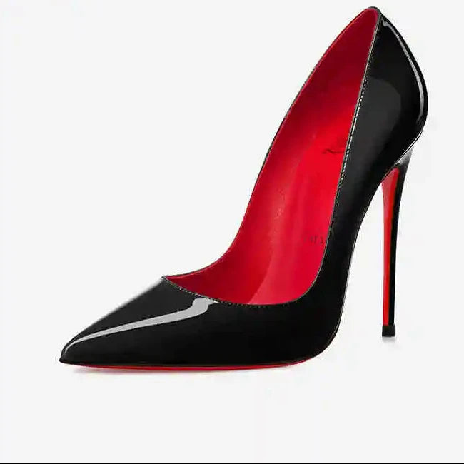 Zapatos de Salón Clásicos de Tacón Alto con Suela Roja "Alurea"