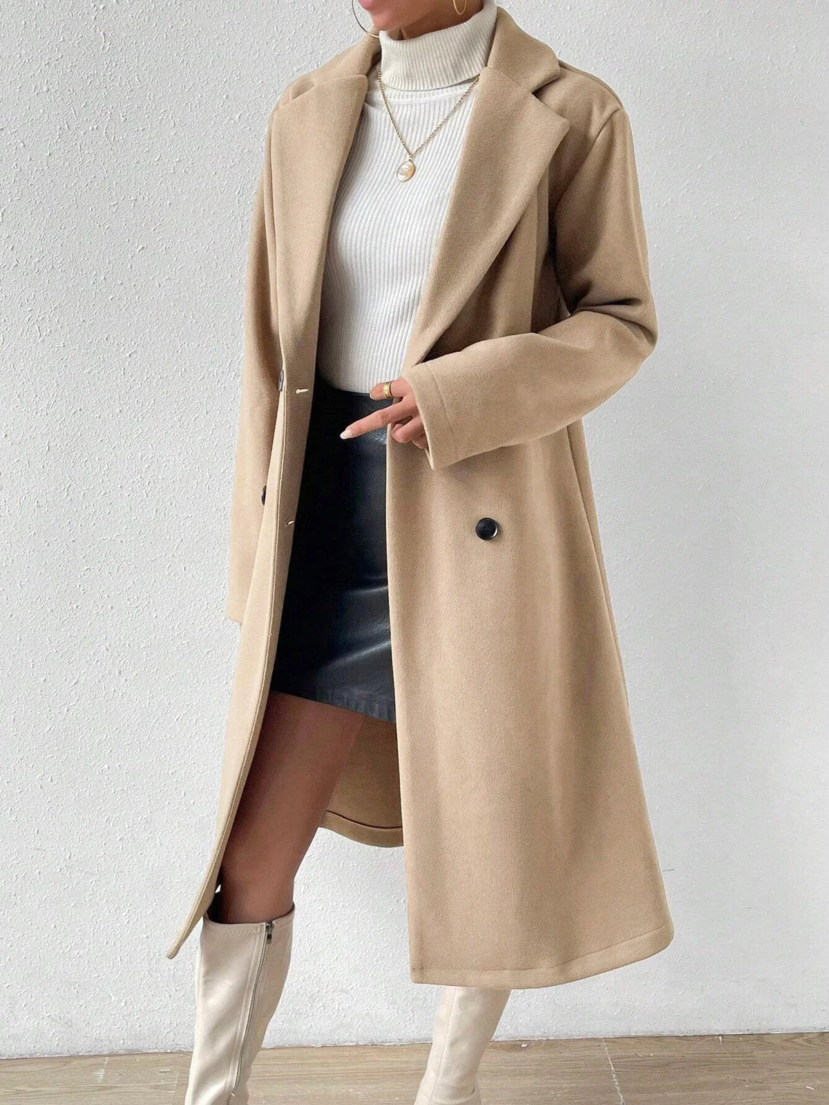 Abrigo Paño Estilo Sartorial Viena