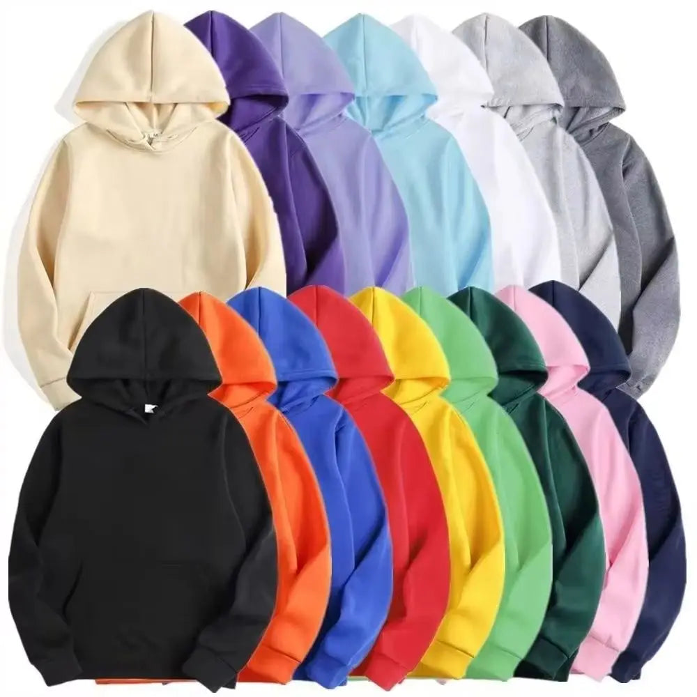 Sudadera Básica con Capucha y Bolsillo Canguro