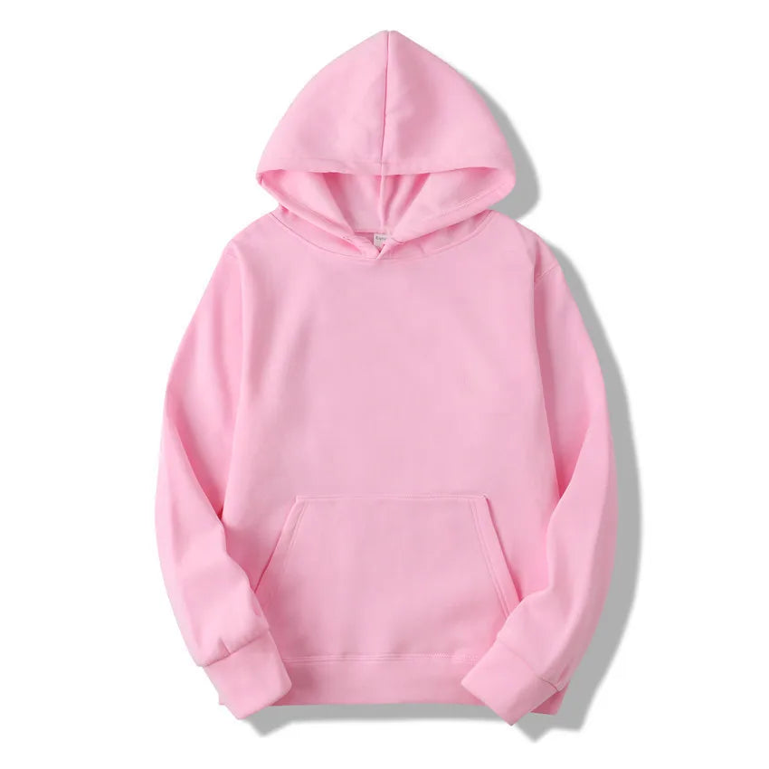 Sudadera Básica con Capucha y Bolsillo Canguro