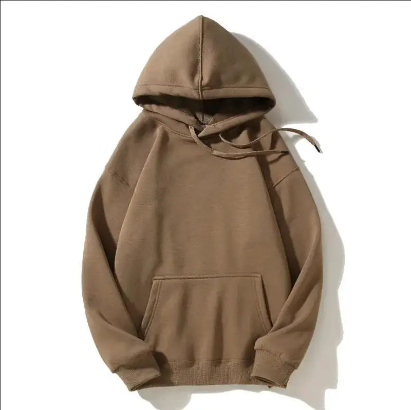 Sudadera Básica con Capucha y Bolsillo Canguro