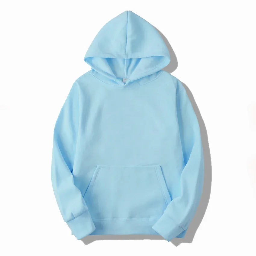 Sudadera Básica con Capucha y Bolsillo Canguro