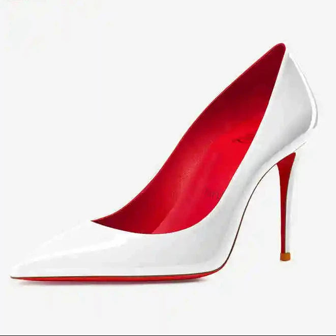 Zapatos de Salón Clásicos de Tacón Alto con Suela Roja "Alurea"