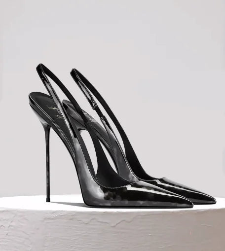 Zapatos de Tacón Destalonados Estampado Carey "Alurea"