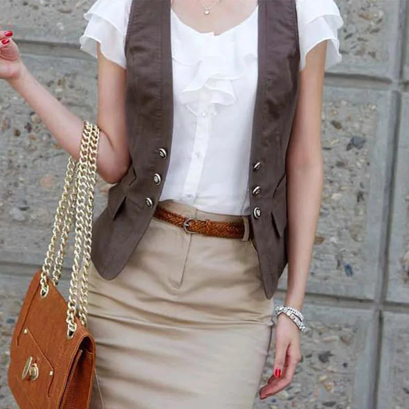 Blusa Amelia – Elegancia Femenina con Volantes