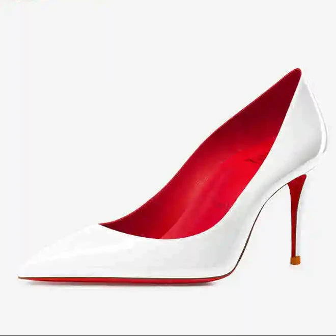 Zapatos de Salón Clásicos de Tacón Alto con Suela Roja "Alurea"