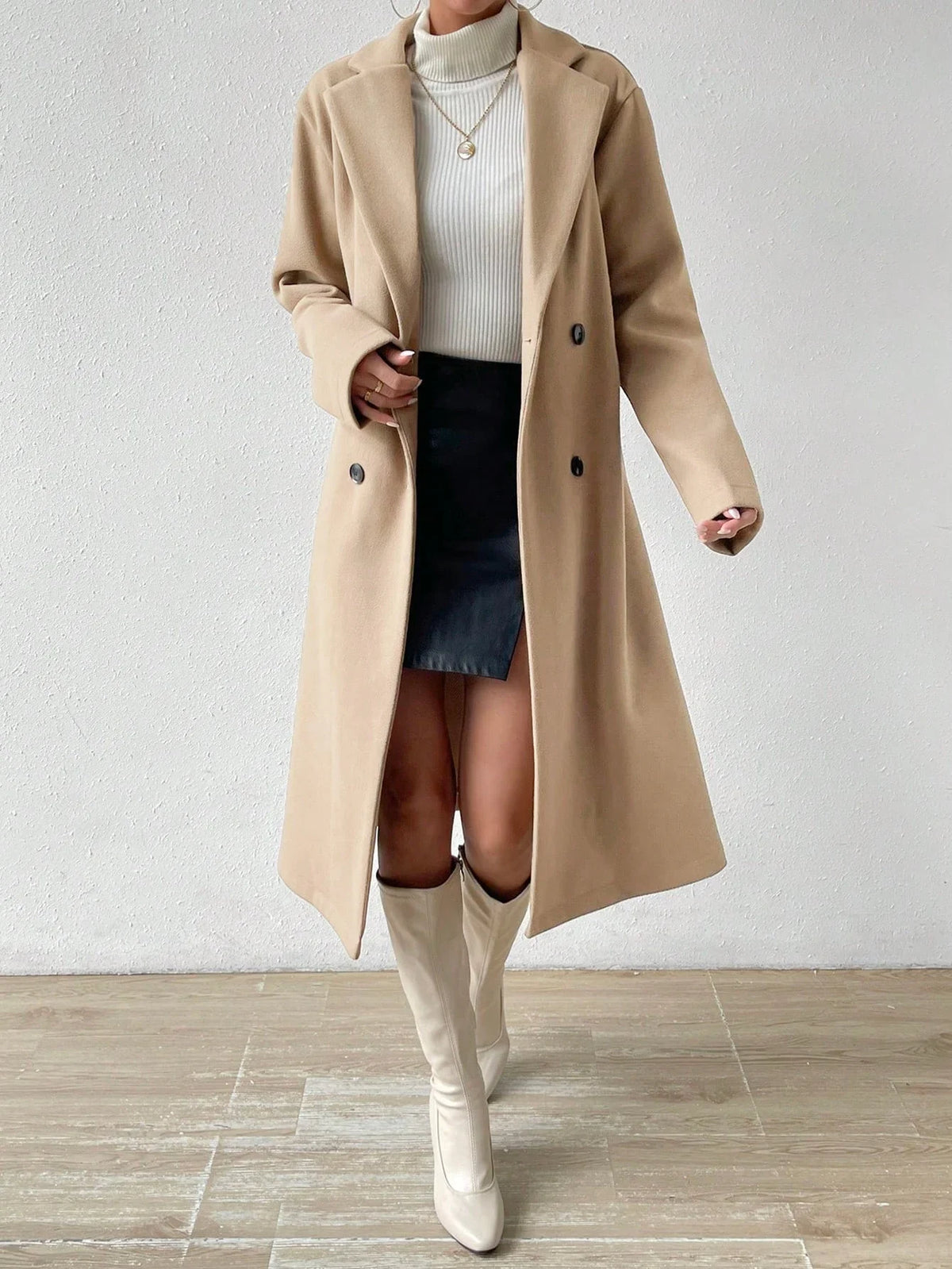 Abrigo Paño Estilo Sartorial Viena
