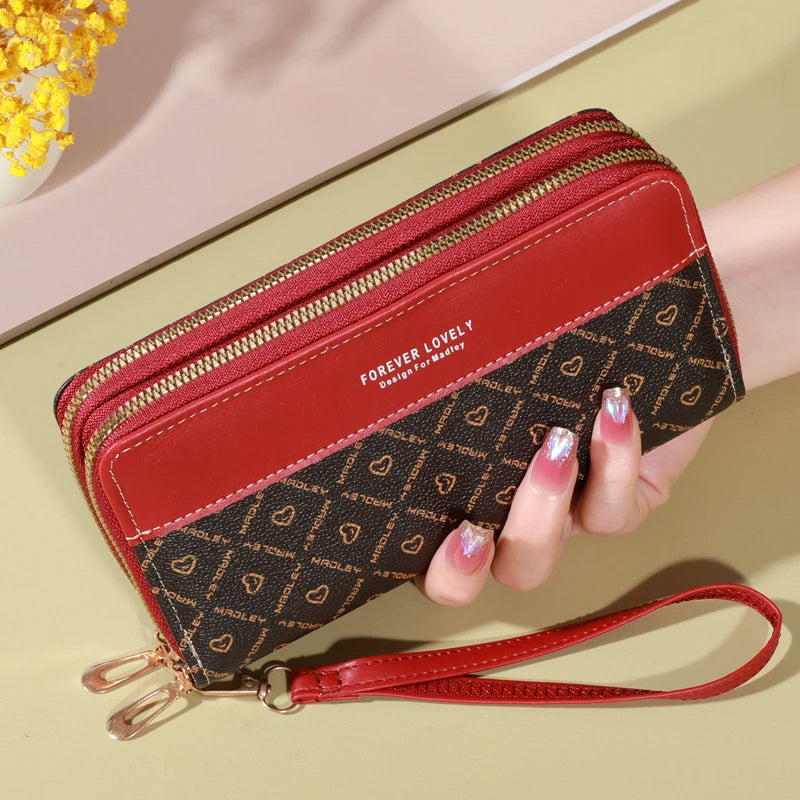 Cartera Monedero Elegance Rosa Pastel