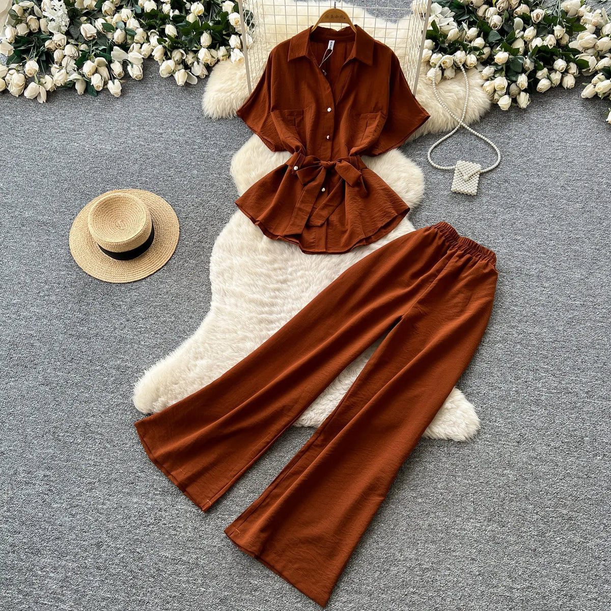 Conjunto de Dos Piezas Alurea - Terracota