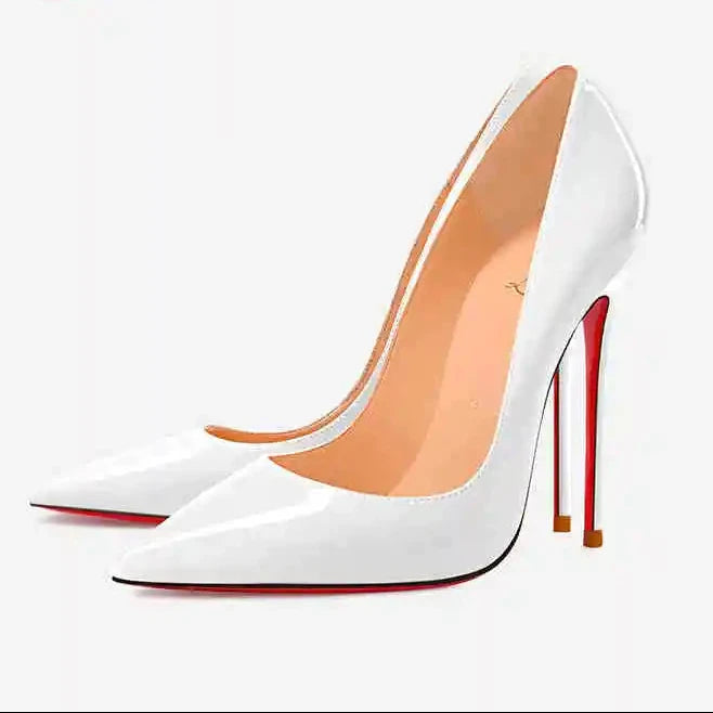 Zapatos de Salón Clásicos de Tacón Alto con Suela Roja "Alurea"