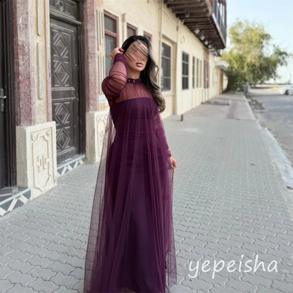 Vestido de Fiesta en Tul Burdeos | Olivia