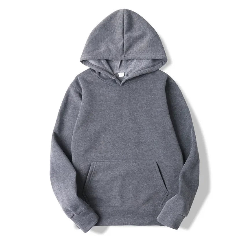 Sudadera Básica con Capucha y Bolsillo Canguro
