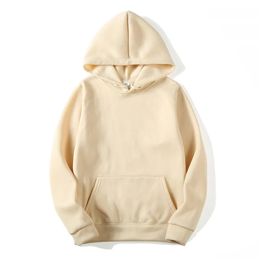 Sudadera Básica con Capucha y Bolsillo Canguro