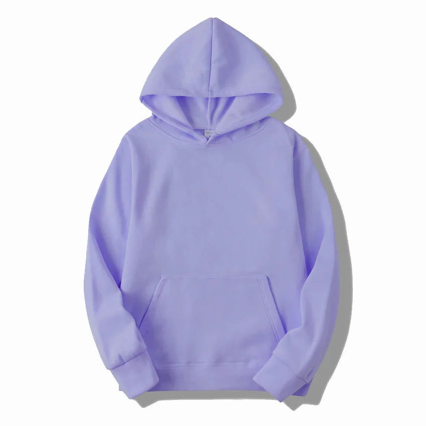 Sudadera Básica con Capucha y Bolsillo Canguro