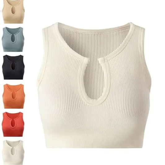 Top Ribbed Elegance – Estilo Femenino y Sofisticado