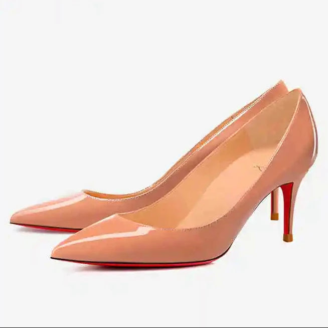 Zapatos de Salón Clásicos de Tacón Alto con Suela Roja "Alurea"