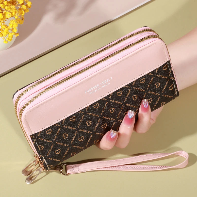 Cartera Monedero Elegance Rosa Pastel
