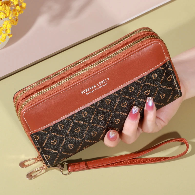 Cartera Monedero Elegance Rosa Pastel