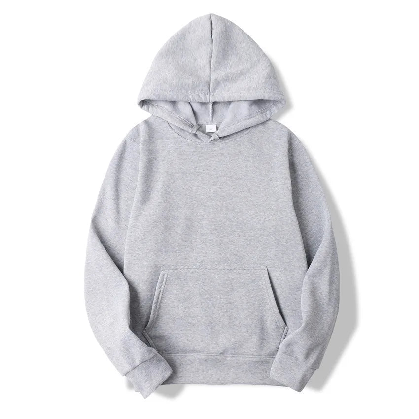Sudadera Básica con Capucha y Bolsillo Canguro