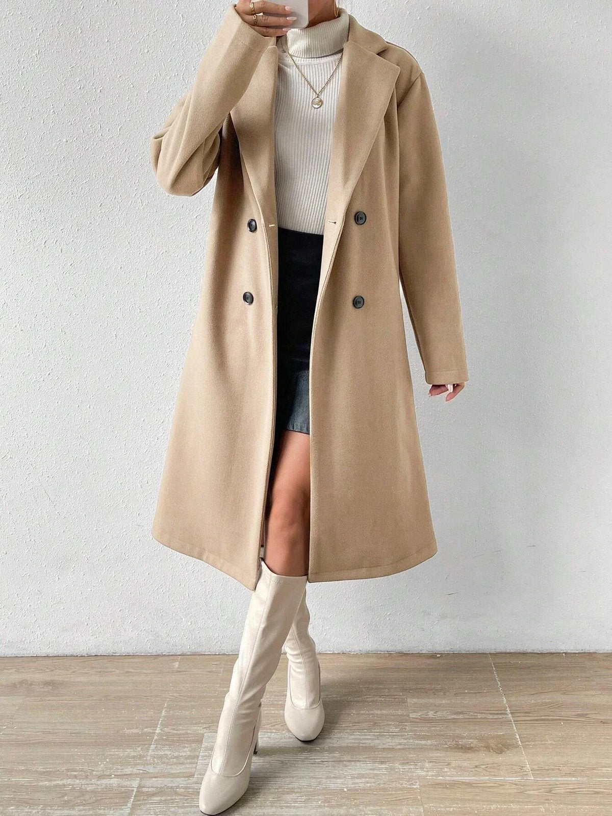 Abrigo Paño Estilo Sartorial Viena