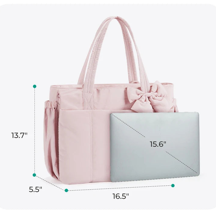 Bolso para portátil Bagsmart Crush de 23 litros (rosa)