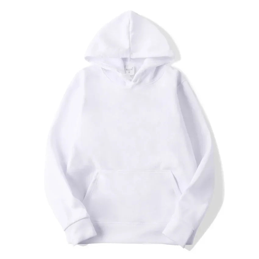 Sudadera Básica con Capucha y Bolsillo Canguro