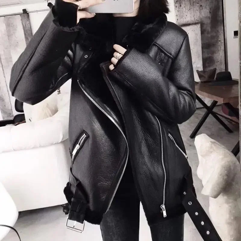 Chaqueta Biker Térmica Nordic Warm