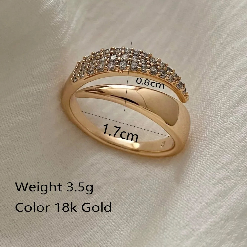 Anillo Asimétrico Pavé Alurea