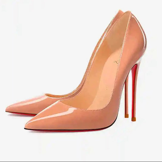 Zapatos de Salón Clásicos de Tacón Alto con Suela Roja "Alurea"